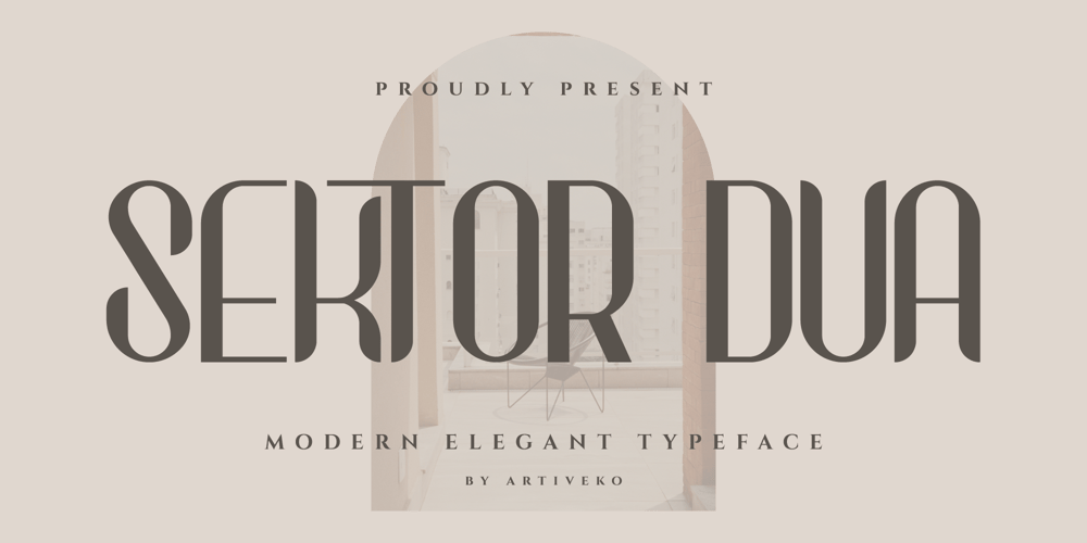 Sektor Dua font