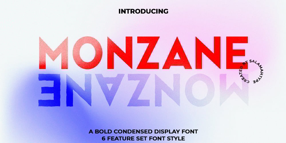 Monzane font