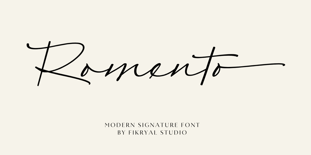 Romento font