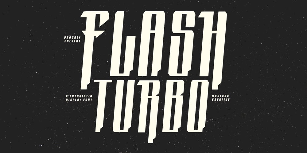 MC Flash Turbo font