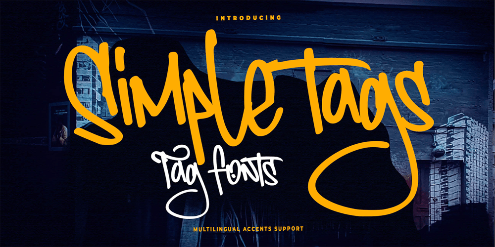 Simple Tags font