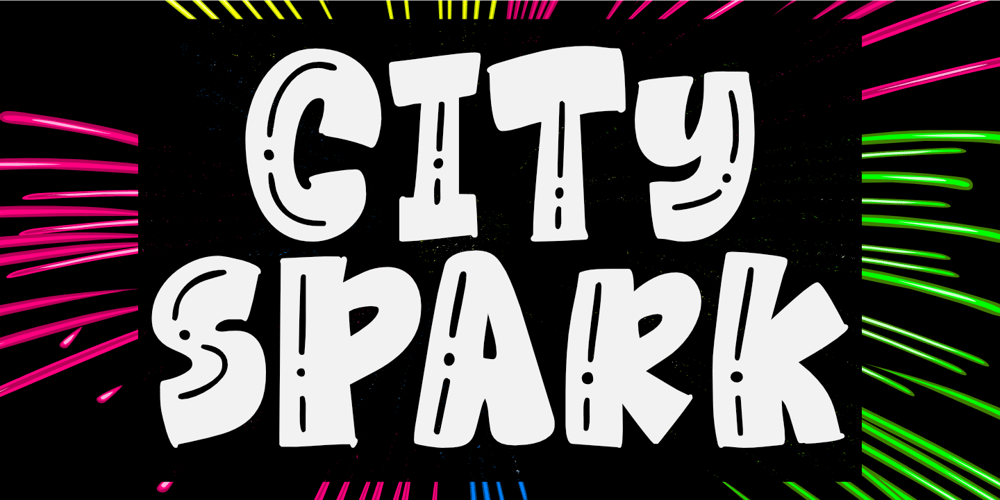 City Spark font