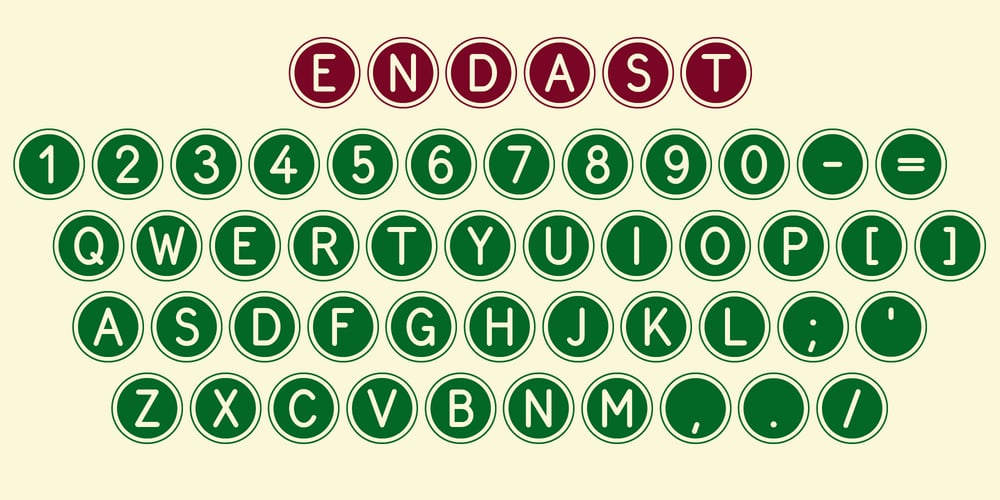 Endast font