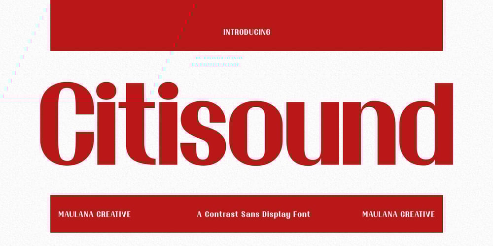 Citisound font