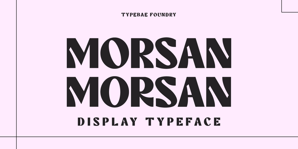 Morsan font