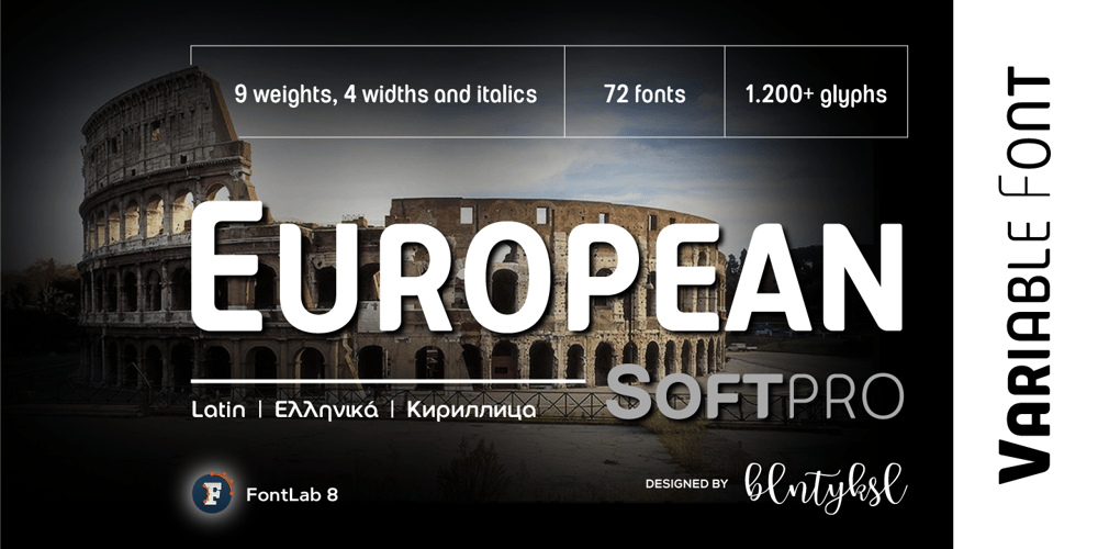 European Soft Pro Variable font