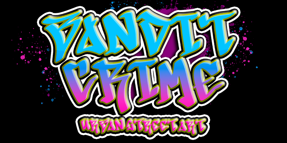Bandit Crime font