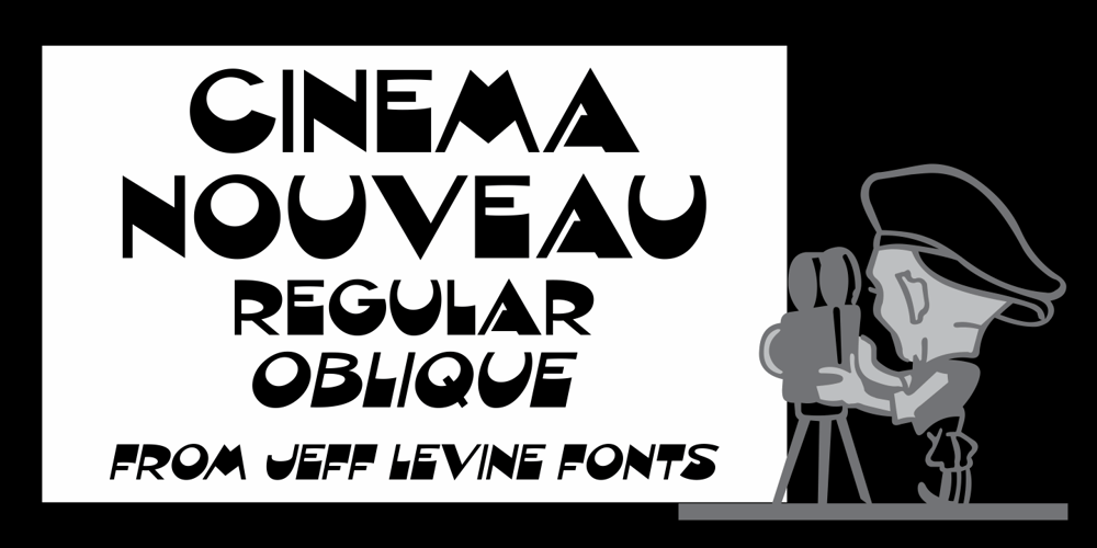 Cinema Nouveau JNL font