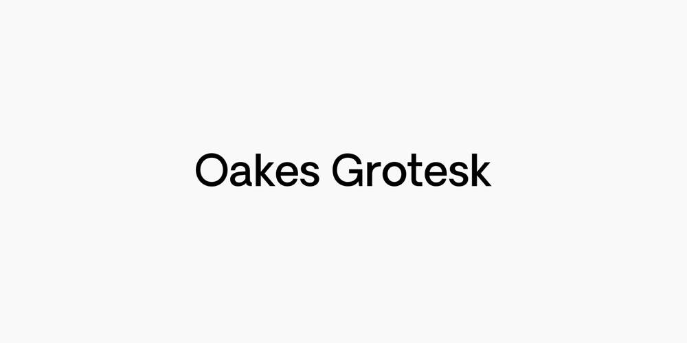 Oakes Grotesk font