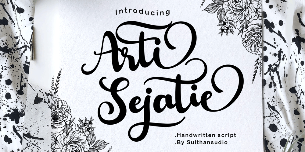 Arti sejati font