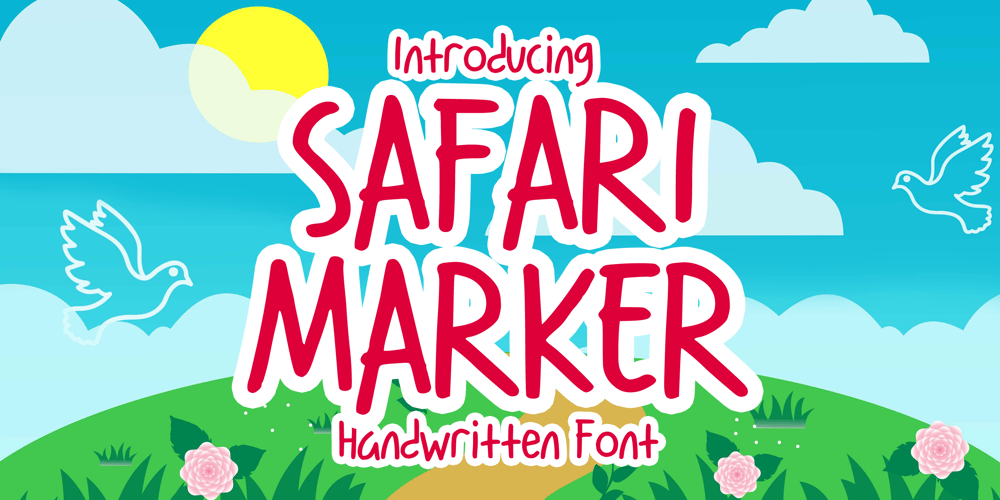 Safari Marker font