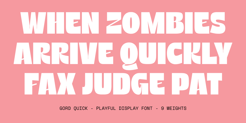 Gord Qucik font