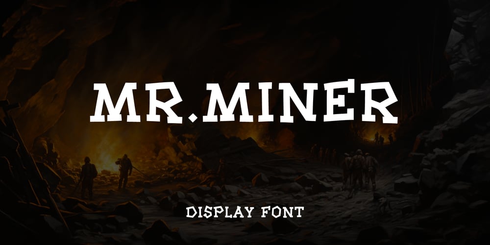 Mr Miner font