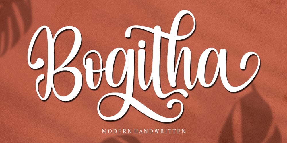 Bogitha font