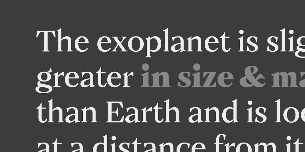 Ozana Pro Display font