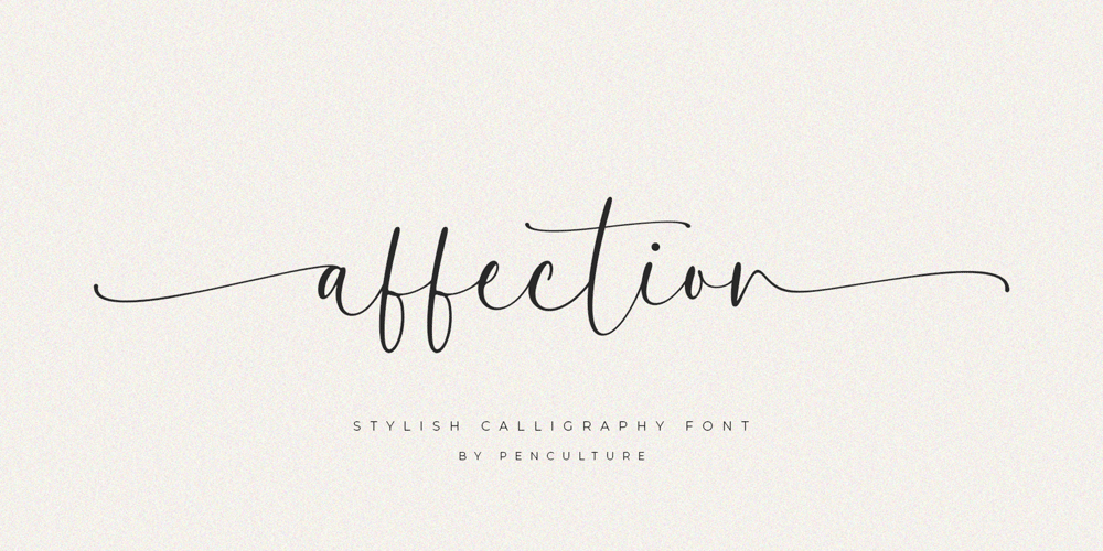 Affection font