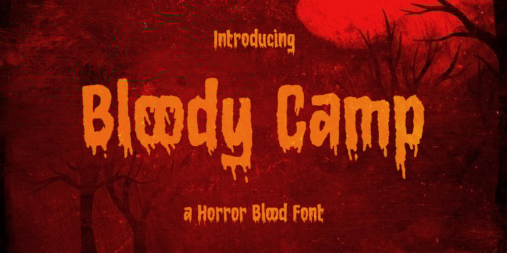 Bloody Camp font