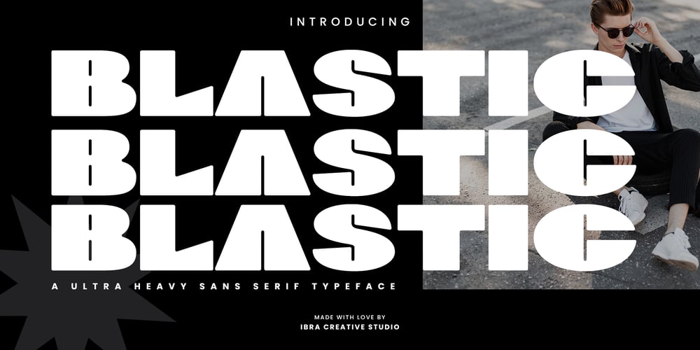 Blastic font