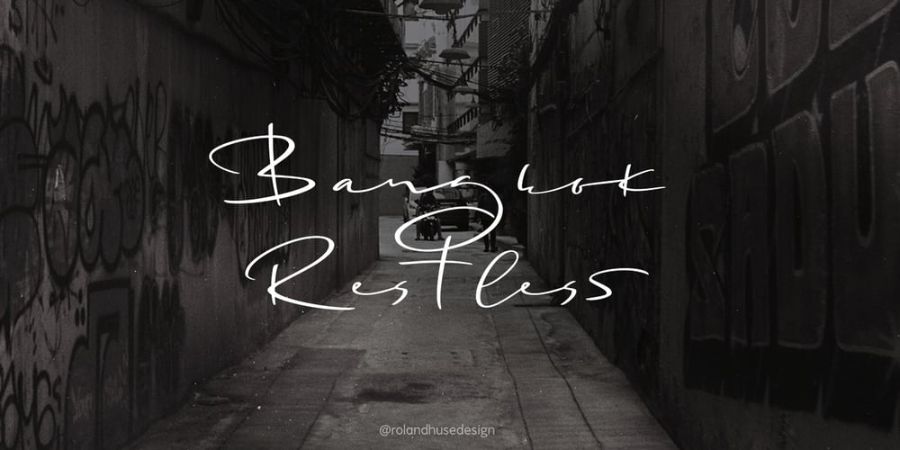 Bangkok Restless font