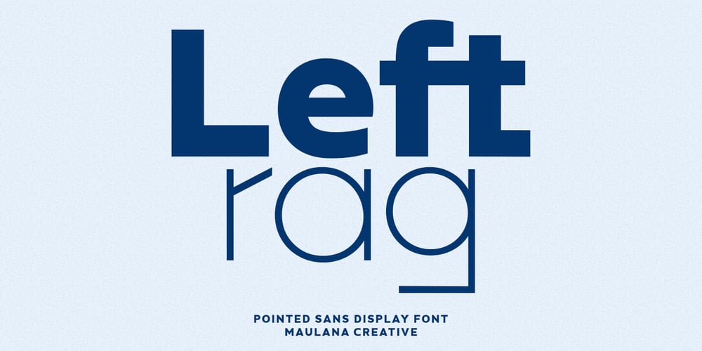 MC Leftrag font