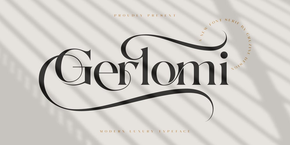 Gerlomi font
