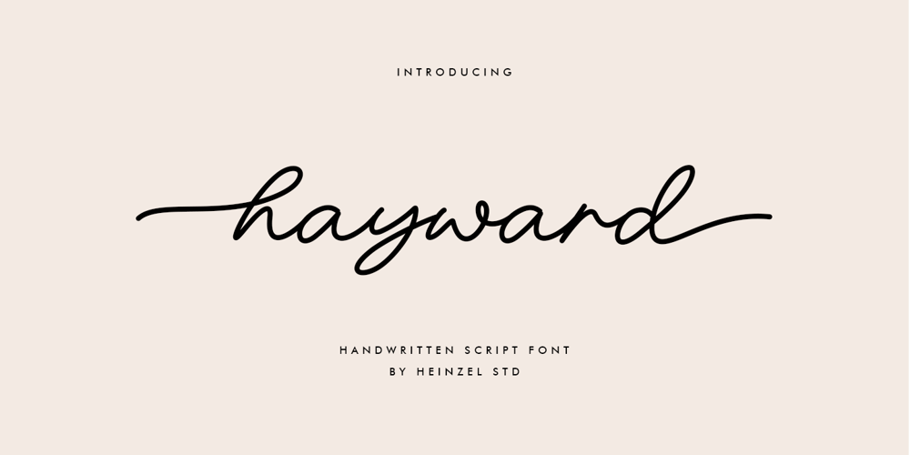 Hayward font