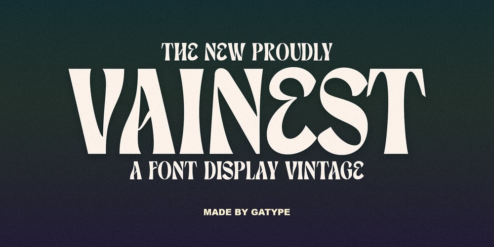 Vainest font