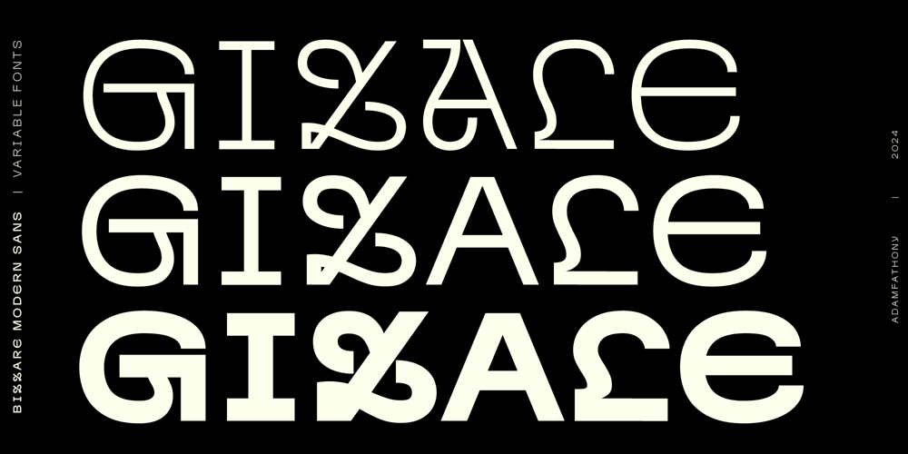 Gizale font