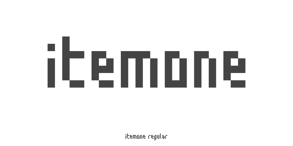 Itemone font