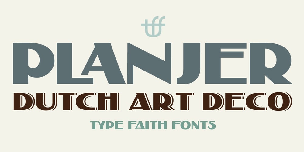Planjer font