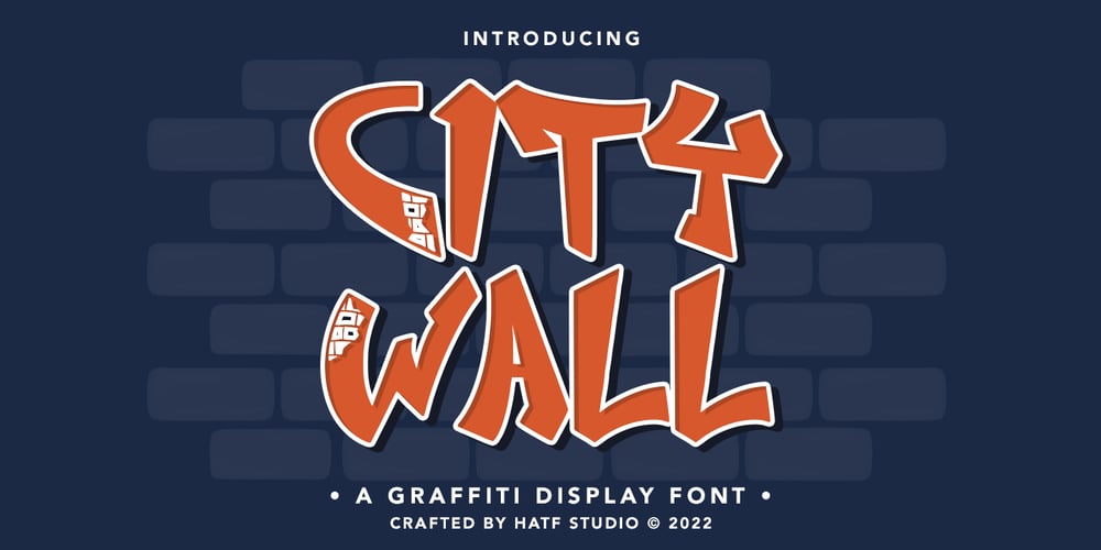 City Wall font