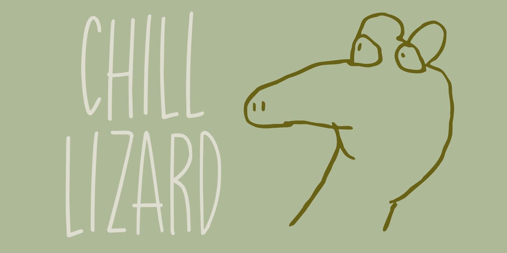 Chill Lizard font