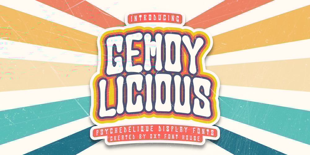 Gemoylicious font