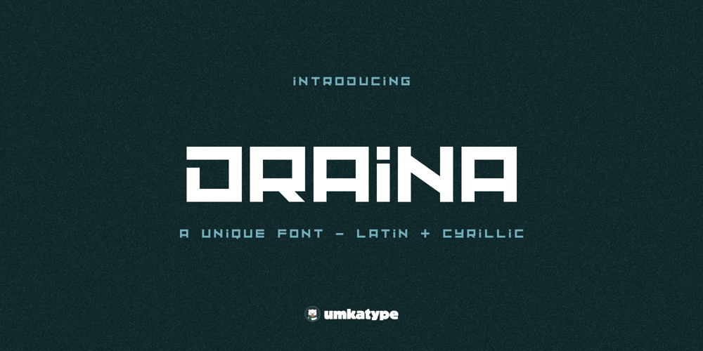 Draina font