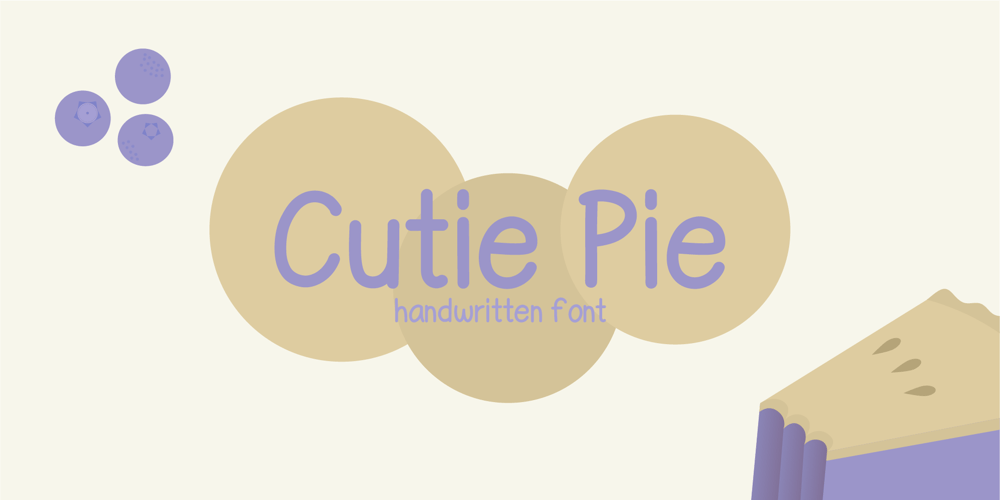 Cutie Pie font