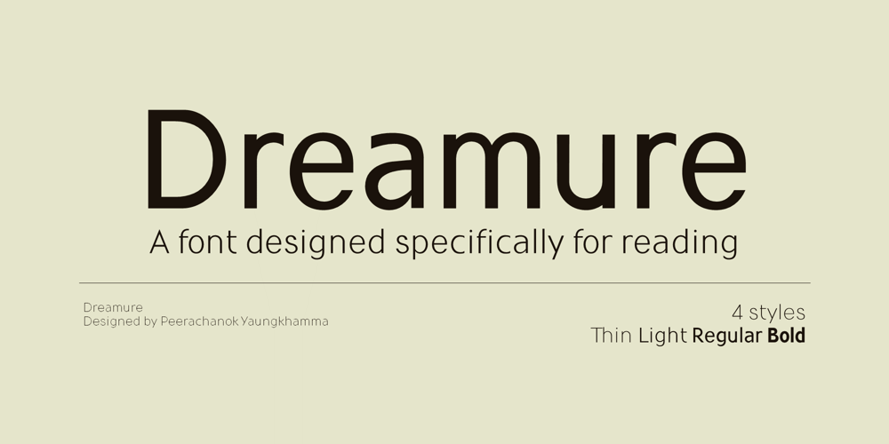 Dreamure font