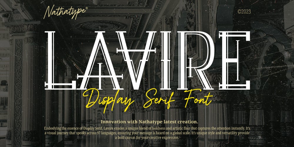 Lavire font