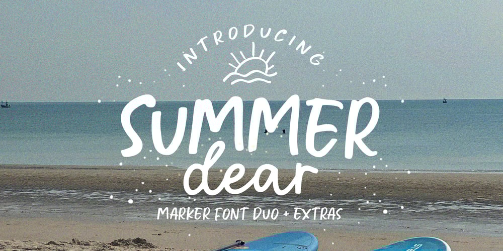 Summer Dear Font Duo font