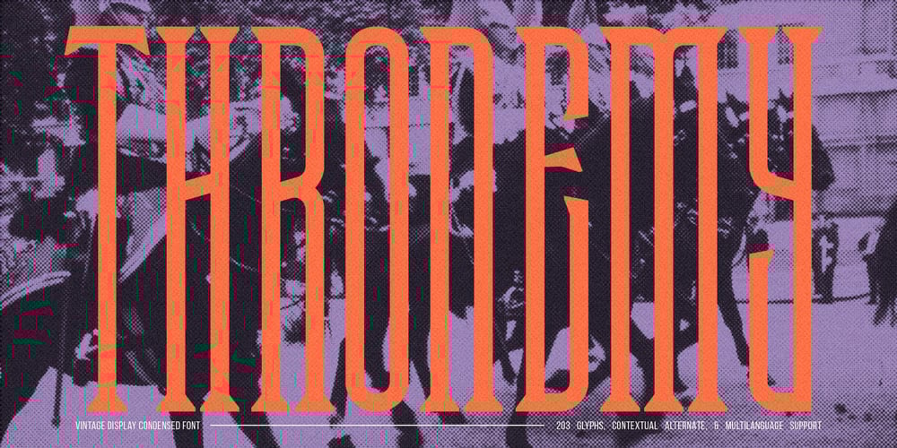 Thronemy font