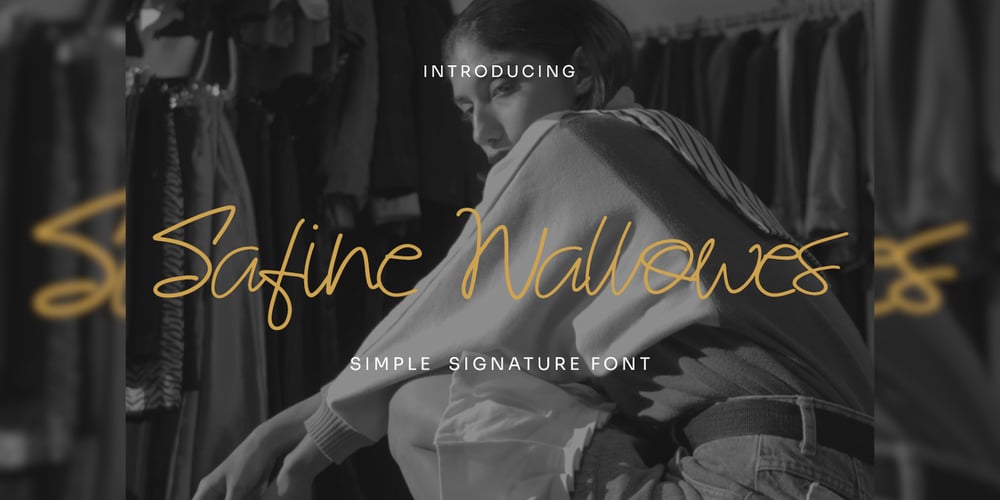 Safine Wallowes font