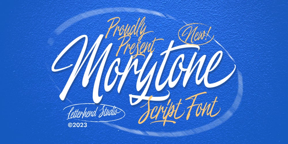 Morytone font