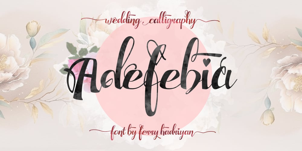 Adefebia font