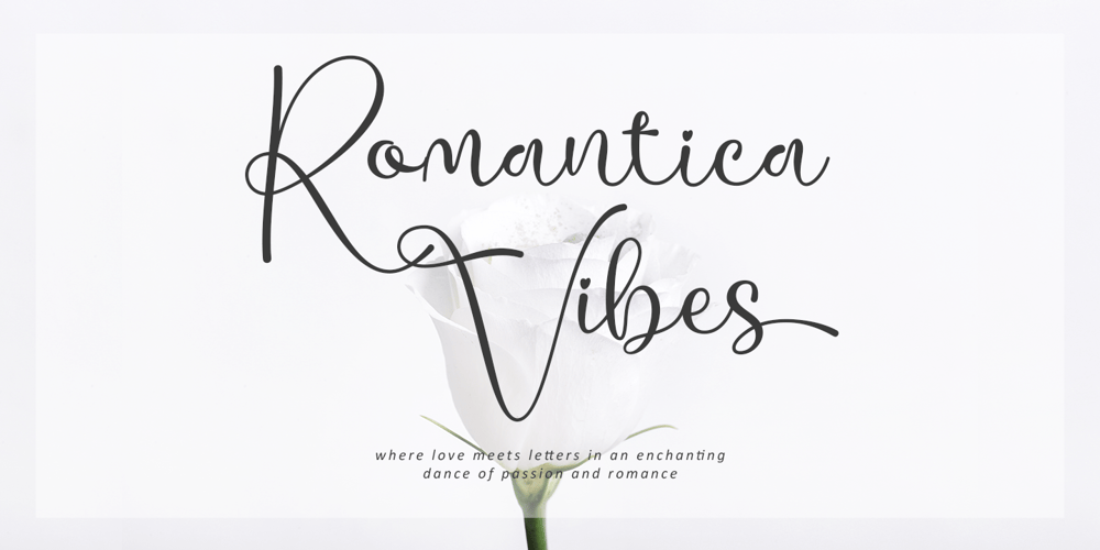 Romantica Vibes font