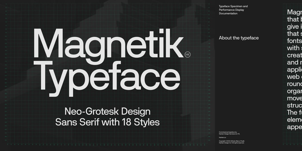 Magnetik font