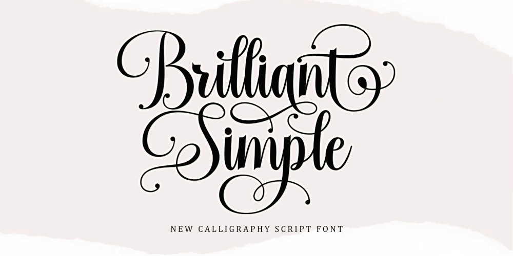 Brilliant Simple font