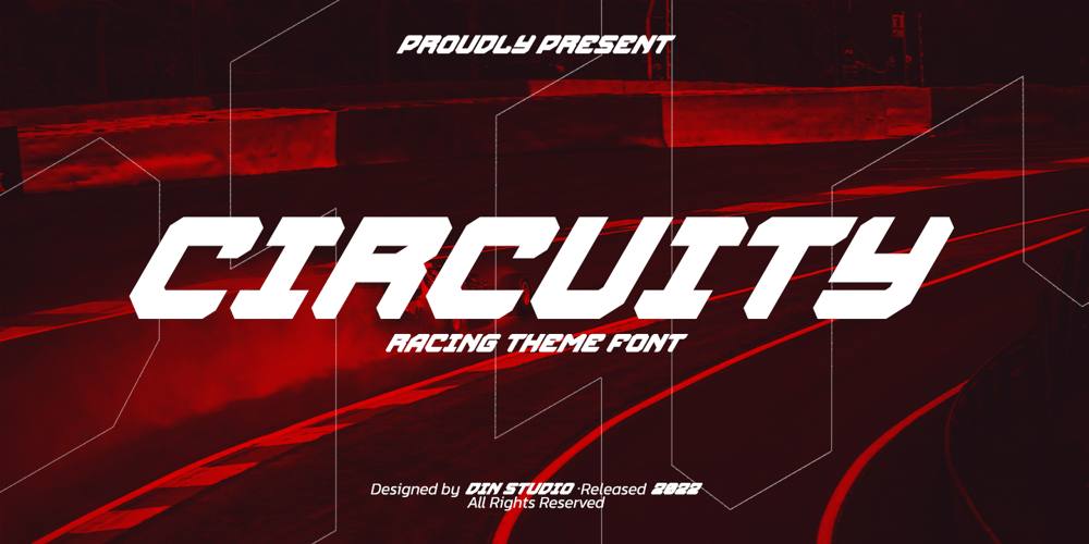 Circuity font
