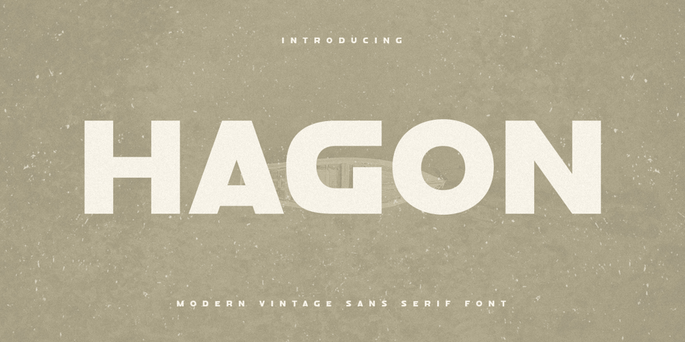 Hagon font