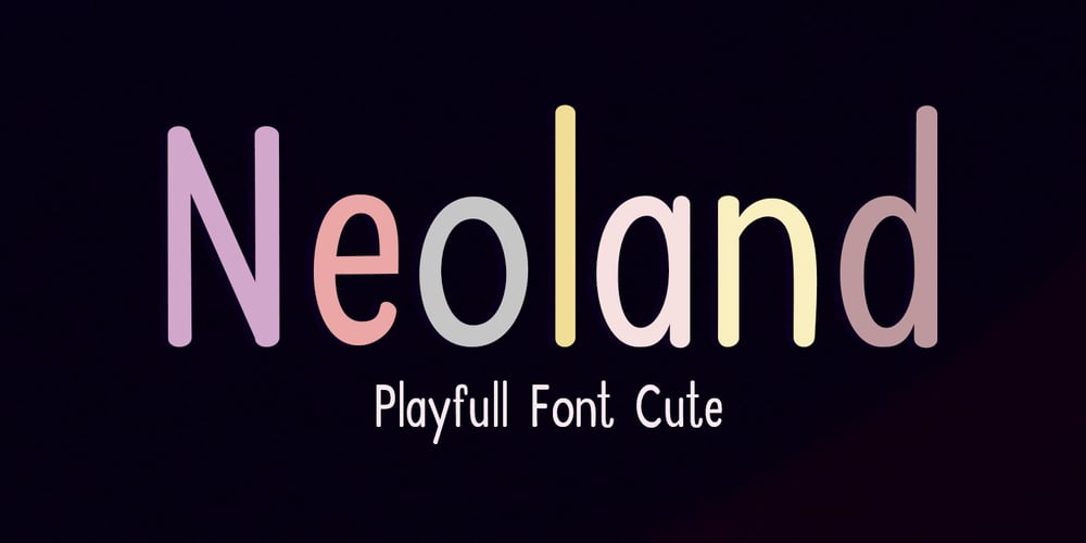 Neoland font