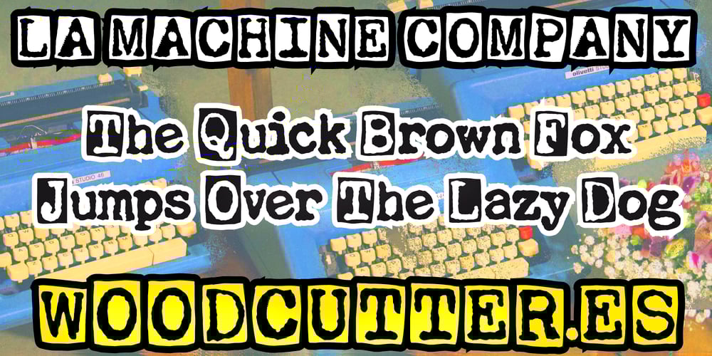 La Machine Company font