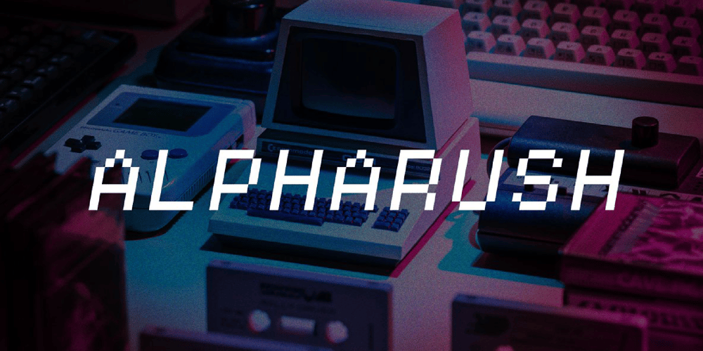 Alpharush font